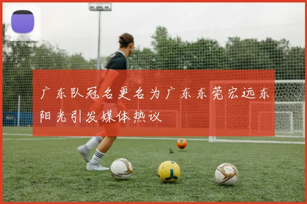 广东队冠名更名为广东东莞宏远东阳光引发媒体热议